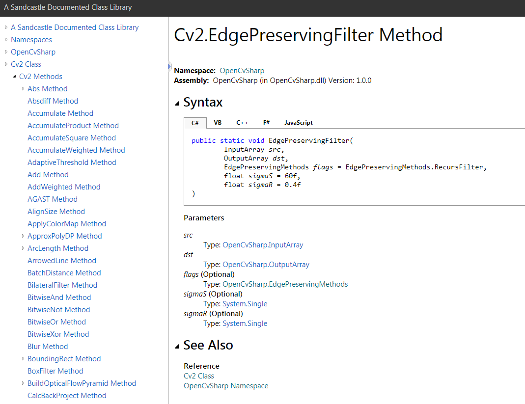 EdgePreservingFilter